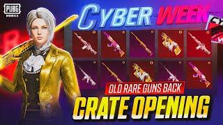 Cyber week pubg | All mythic gun Crate opening #pubgmobile