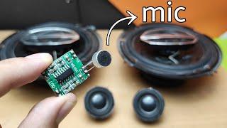 How to make powerful microphone using PAM8403 audio amplifier | pam8403 mic