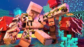 Villager Vs Pillager Part 11 [Iron Golem Life] Minecraft Animation