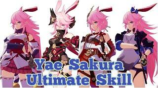 Yae Sakura Ultimate Skill Comparison | Honkai Impact 3rd