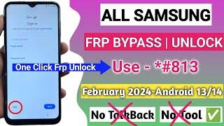 2024 FREE :- All Samsung FRP Unlock/Bypass Android 13/14 Without Pc | No Test Point - No Code *#0*#