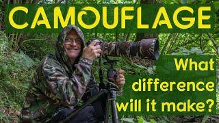 Photographing Wild Birds - What difference does camouflage clothing make?