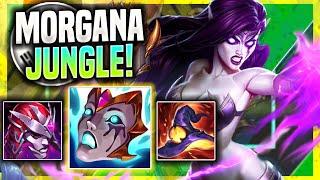 MORGANA JUNGLE WITH NEW BUFFS ON CLEAR SPEED! - Korean Challenger Plays Morgana Jungle vs Nidalee!