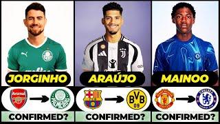  ALL LATEST CONFIRMED TRANSFER AND RUMOURS WINTER 2025,  Araujo, Jorginho, Mainoo️