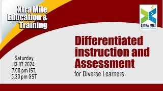 Differential Instruction & Assessment for Diverse Learners.