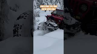 Snow is here! #jeep #offroad #snow #tj #offroading #toyota4x4 #pnw #snowwheeling #pnwsnowwheeling