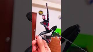 Spiderman Miles morales stop motion balanceo #shorts #stopmotion