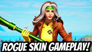 *NEW* ROGUE SKIN + THE BLACKBIRD GLIDER GAMEPLAY! - Fortnite X-Men Bundle