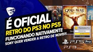 É OFICIAL! Nova RETRO Do PS3 No PS5 CONFIRMADA Por PARCEIRA PLAYSTATION! TÁ ACONTECENDO FINALMENTE