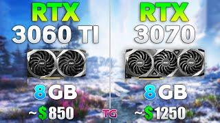 RTX 3060 Ti vs RTX 3070 - Test in 1440p