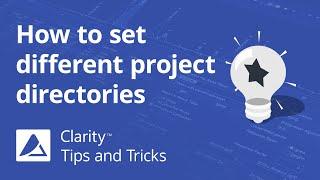 How to set different project directories