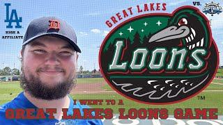 I Went to a GREAT LAKES LOONS Game!