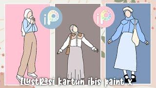 TUTORIAL CARA MEMBUAT GAMBAR ILUSTRASI KARTUN DI IBIS PAINT X