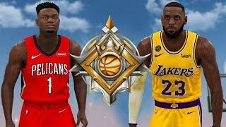 LEGEND LEBRON JAMES and ZION WILLIAMSON DESTROY STAGE TRY HARDS in NBA 2K20