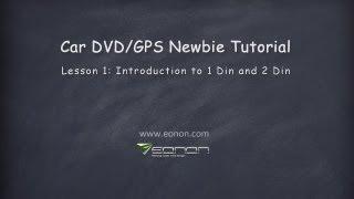 Car GPS DVD Tips: What is 1 Din & 2 Din, Single Din & Double Din (2013 Eonon)