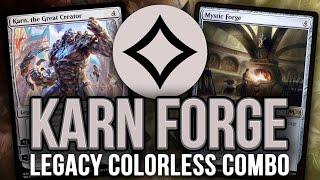 Legacy's BEST Colorless Combo? KARN FORGE! Mystic Forge + Glaring Fleshraker | Magic: The Gathering