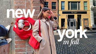 New York City Fall Vlog (chopping my hair)