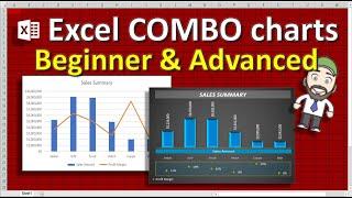 Excel Combo charts - Beginner to Advanced - Combination graphs in Excel