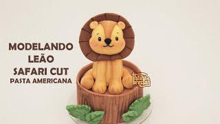 Modelagem leão baby pasta americana - safari cut