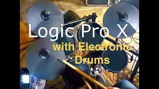 Logic Pro with Electronic Drums