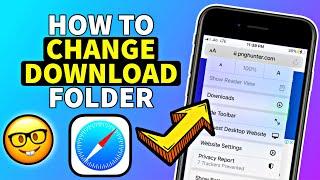 How To Find Safari Downloaded Files In iPhone I How to Change iOS Safari Download Folder in iPhone