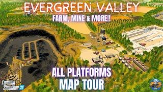 EVERGREEN VALLEY - Map Tour - Farming Simulator 22
