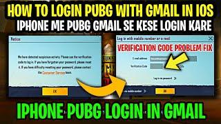 How to login pubg with gmail in iphone | how to login pubg with gmail in ios | pubg login with gmail