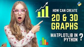 How can create 2D and 3D graphs using Matplotlib in Python?