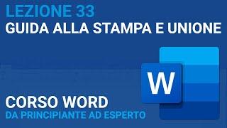 Stampa e Unione: email e lettere - WORD TUTORIAL ITALIANO 33 [Corso 2023]