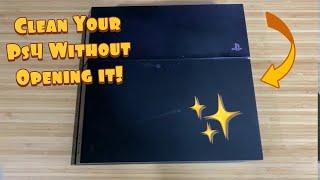 How To Clean Your PS4 Without Opening it!