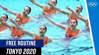  China's Artistic Swimming Free Routine  FULL LENGTH | Tokyo 2020