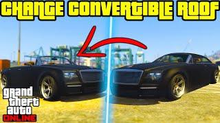 How to Open and Close the roof on your Convertible Car - GTA 5 Online Tutorial