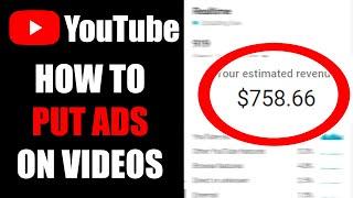 How to Put ads on YouTube Videos (2025 UPDATE)