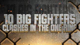 10 Big Fighters Clashes in the one RING | Strange MMA Fight, HD