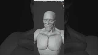 Маска скульпт #shorts #blender3d  #jimcarrey  #мотивацияв3д