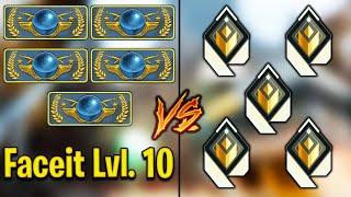 Valorant: 5 Radiant VS 5 CS:GO Faceit Level 10 Players! - Who Wins?