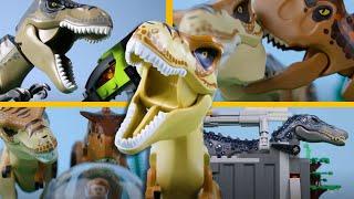 Ultimative Dinosaurier-STOP-MOTION-LEGO-Zusammenstellung | LEGO Jurassic World Dinosaurier-Angriff!