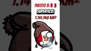 Los 5 Países  más Grandes de Sudamérica - Manussi340  #countryballs #xd #humor