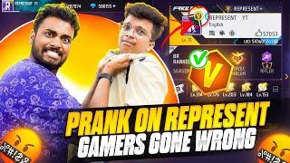 V Badge Prank On Represent Gamer Gone Wrong   - Garena Free Fire Max