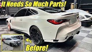 My Wrecked BMW M4 Is A NIGHTMARE TO REBUILD! ITS ALMOST READY TO DRIVE!