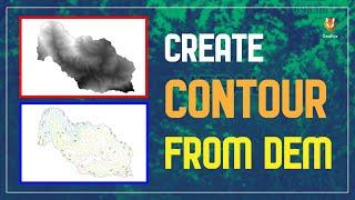 How To Create A Contour Using DEM Data || SRTM DEM || Contour Map || #GeoFox #ArcGIS #Contour