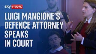 'His rights are being violated': Luigi Mangione's defence attorney