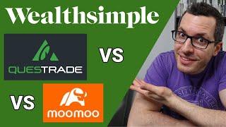 CHEAPEST Broker in Canada? - Wealthsimple vs Questrade vs Moomoo