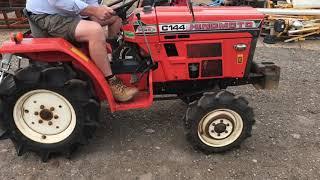 THE AUCTIONEER LTD: TEST DRIVE VIDEO: COMPACT TRACTOR...HINOMOTO C144  WWW.THEAUCTIONEER.CO.UK