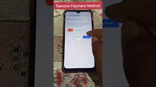 How to Remove Payment Method From Google Play Store | Remove Debit or Credit Card from play store