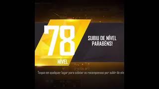 GANHEI ISSO AO PEGAR LEVEL 78#shorts #freefire #garenafreefire #freefirebrasil #freefiretroll