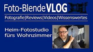 Fotostudio fürs Wohnzimmer und Aufsteckblitz für die Sony A6000