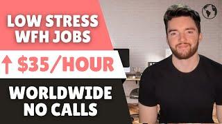 ⬆️$35/Hour Chill Work From Home Jobs Hiring with No Phone Calls