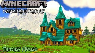 Fantasy Medieval House - Minecraft Relaxing Duo Longplay (No Commentary)