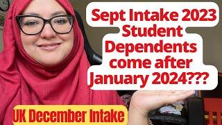 September Intake 2023 Students Bring Dependents After January 2024 | Q/A | ILR Years